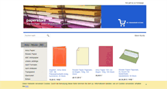 Desktop Screenshot of paperstore-papiershop.de