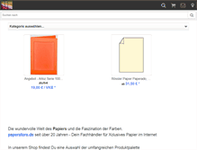 Tablet Screenshot of paperstore-papiershop.de